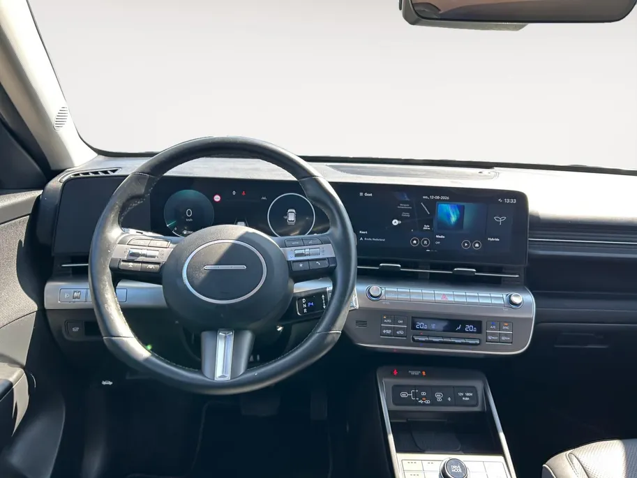Hyundai Kona 1.6 GDI HEV Premium Sky | Stoel- stuurverwarming | Schuif- kanteldak | Leder | Elek. stoelverstelling