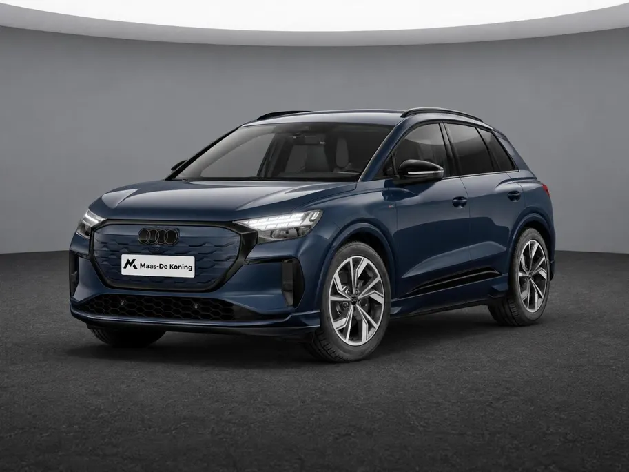 Audi Q4 Q4 S edition performance 82 kWh 286 PK · Trekhaak elek. wegklapbaar · Optiekpakket zwart · Opberg- en bagageruimtepakket