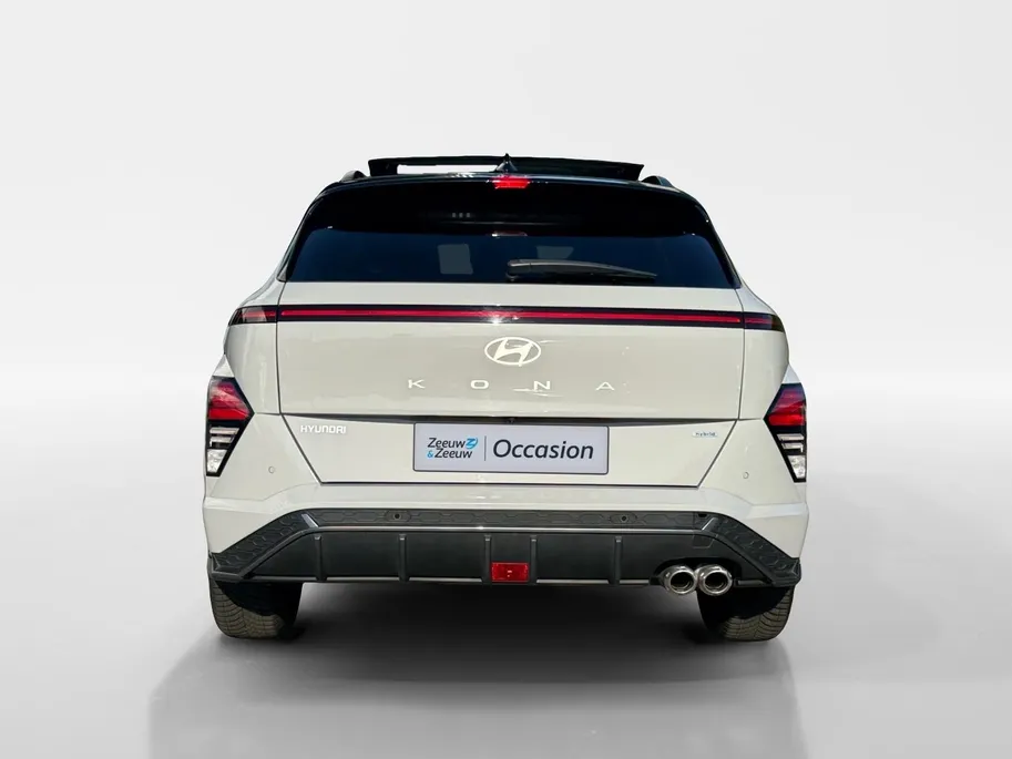 Hyundai Kona 1.6 GDI HEV N Line Sky | schuif-/kanteldak | Navi | Clima | 360 Camera | All Season banden | Stoel-/stuurverwarming | Elektrische achterklep