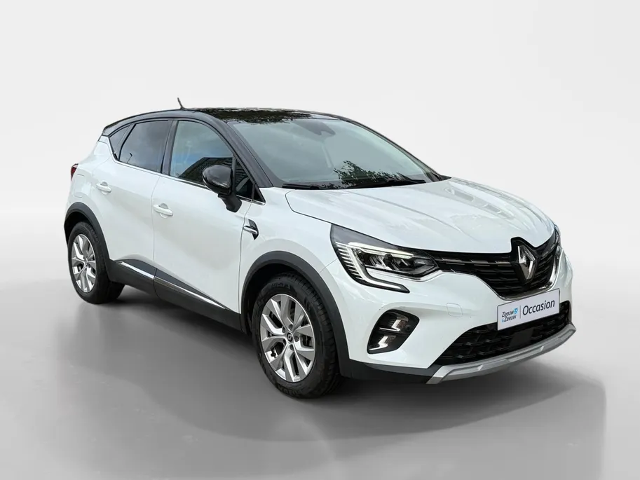 Renault Captur 1.6 E-Tech Hybrid 145 Intens AIRCO APPLE CARPLAY/ANDROID AUTO CRUISE CONTROL ACHTERUIT RIJ CAMERA PARKEERSENSOREN VOOR/ACHTER LM VELGEN ZEER MOOIE AUTO