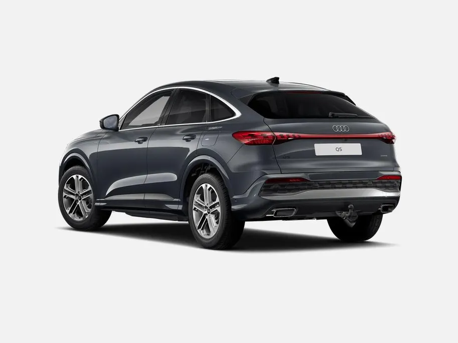 Audi Q5 Sportback 2.0 TFSI e-hybrid quattro Advanced edition 299 PK · Techniekpakket plus · Panorama-glasdak · Trekhaak, elektr. wegklapbaar
