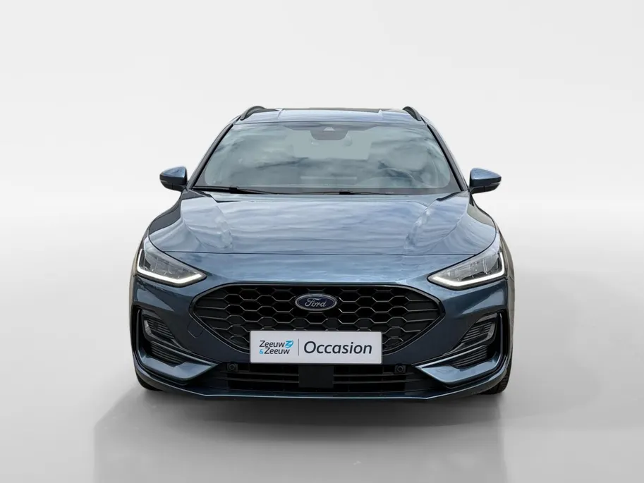 Ford Focus Wagon 1.0 EcoBoost Hybrid ST Line X | NL auto | Dealer onderhouden | 155 pk |  Automaat | BLIS| Adapt. cruise control | Winter pack | Parkeersensoren voor en achter | Achteruitrijcamera | Elektr. achterklep | B&O audio | 18' lichtmetalen velgen | Bovag ga