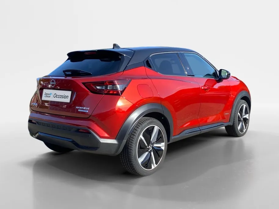 Nissan Juke 1.6 Hybrid N-Design Climate control | Navigatie | Parkeercamera | Stoel en stuurverwarming | 19 inch LM velgen | Cruise control | Keyless | Rijstrookdetectie |