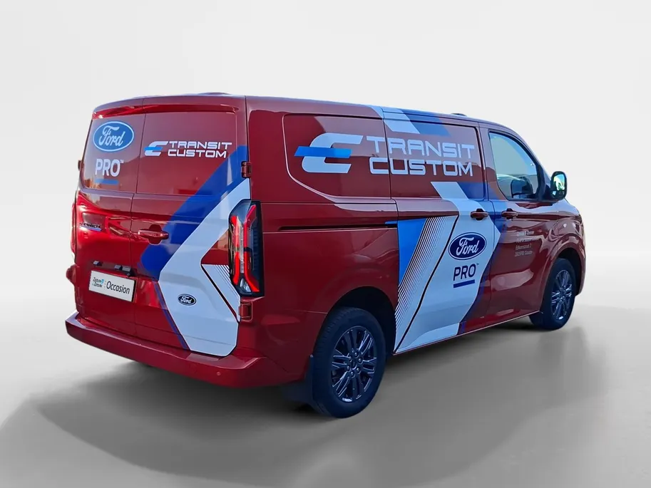 Ford E-Transit Custom 320 L1H1 Limited 65 kWh | 136 pk | DEMO | Dubbele schuifdeur | Pro Power Onboard | B&O | 17inch velgen