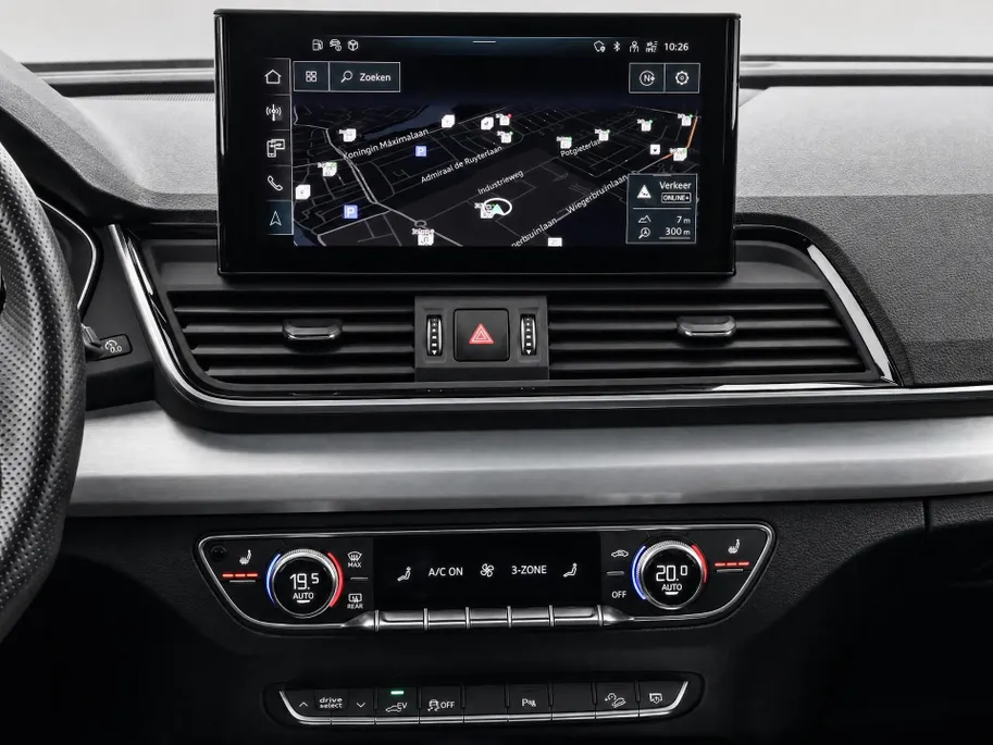 Audi Q5 Sportback 50 TFSIe 299pk S-tronic S edition · Camera · Panoramadak · Apple/Android Car Play · Navigatie · Elek. Achterklep · Stoelverwarming · EXTRA INRUILKORTING ·