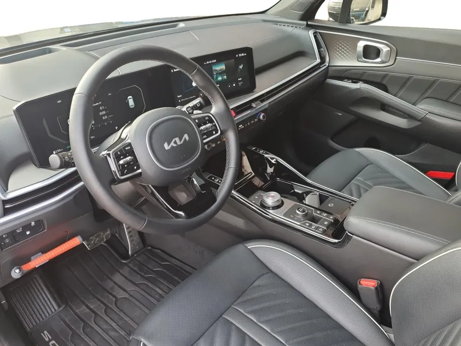Kia Sorento 1.6 T-GDi Plug-in Hybrid 4WD ExecutiveLine 7p | Black Pack | Stoel verwarming en ventilatie | Panorama schuifdak | Sidebars | Lichtmetalen velgen 21inch | Lederen bekleding | Elektrisch bedienbare voorstoelen |