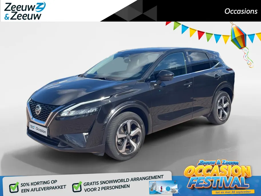 Nissan QASHQAI 1.3 MHEV Xtronic N-Connecta *Automaat*Navi+360Camera*Climate Control*Elekt. Achterklep*All Season Banden*LM.Velgen*Zeer nette auto!