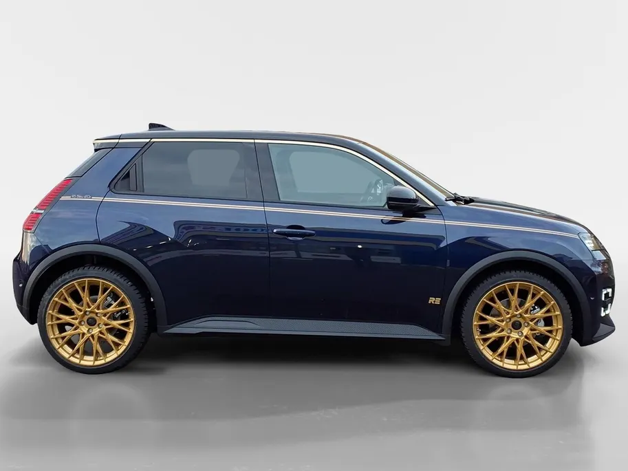 Renault 5 urban range iconic cinq 40 kWh | Bleu d'Or 3/25 | Pack Winter | Carplay | Gouden Velgen | Unieke Uitvoering |