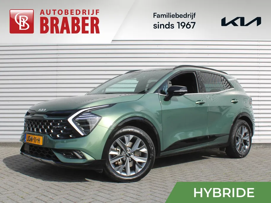 Kia Sportage 1.6 T-GDi Hybrid GT-Line | Stuur-/stoelverwarming | Elek. stoelverstelling + achterklep | Schuifdak | 18' LM | Cruise adapt. | Camera |