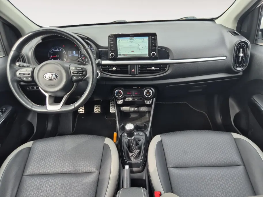 Kia Picanto 1.2 CVVT X-Line | Cruise Control | Climate Control | Camera | Navigatie | Stoelverwarming | Stuurverwarming | Lederen Bekleding | X-Line |