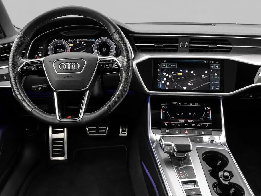 Audi A6 Avant 55 TFSI e quattro 367pk S Competition · Panoramadak · Camera · Leder · Apple/Android Car Play · Adaptive Cruise Control · Stuurwiel verwarmd · EXTRA INRUILKORTING ·