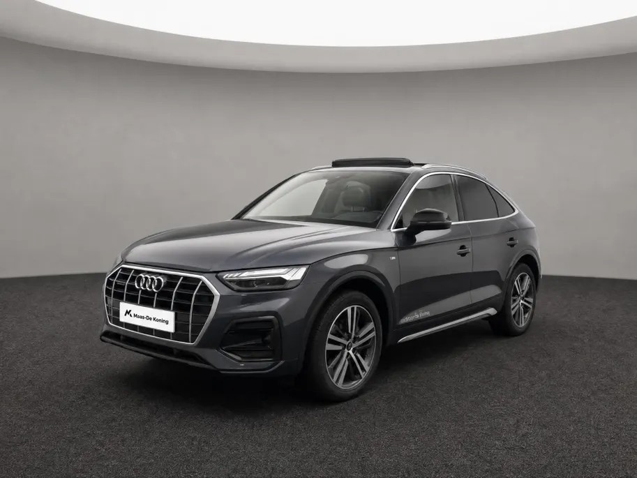 Audi Q5 Sportback 50 TFSIe 299pk Advanced Edition · Panoramadak · Luchtvering · Camera · Elek. Stoelen · Matrix LED · Stuur- & Stoelverwarming · Garantie t/m 16-01-2029 of 100.000km