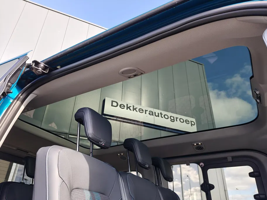 Ford Tourneo Custom E-Tourneo 340 L1H1 Sport 65 kWh - 8 PERSOONS - FULL OPTION - PANORAMADAK - ELEK. ZIJ SCHUIFDEUREN - TREKHAAK