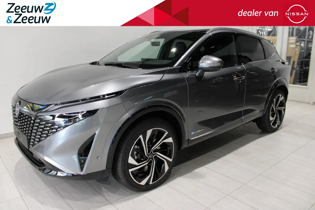Nissan QASHQAI 1.5 e-Power Tekna Plus |Nieuwe motor|Nappa lederen bekleding|camera 360vieuw|Bose audio|Stoelgeheugen|Electrisch verstelbare voorstoelen|20inch Wielen|Navigatie|Pro-pilot|Uit voorraad leverbaar| |
