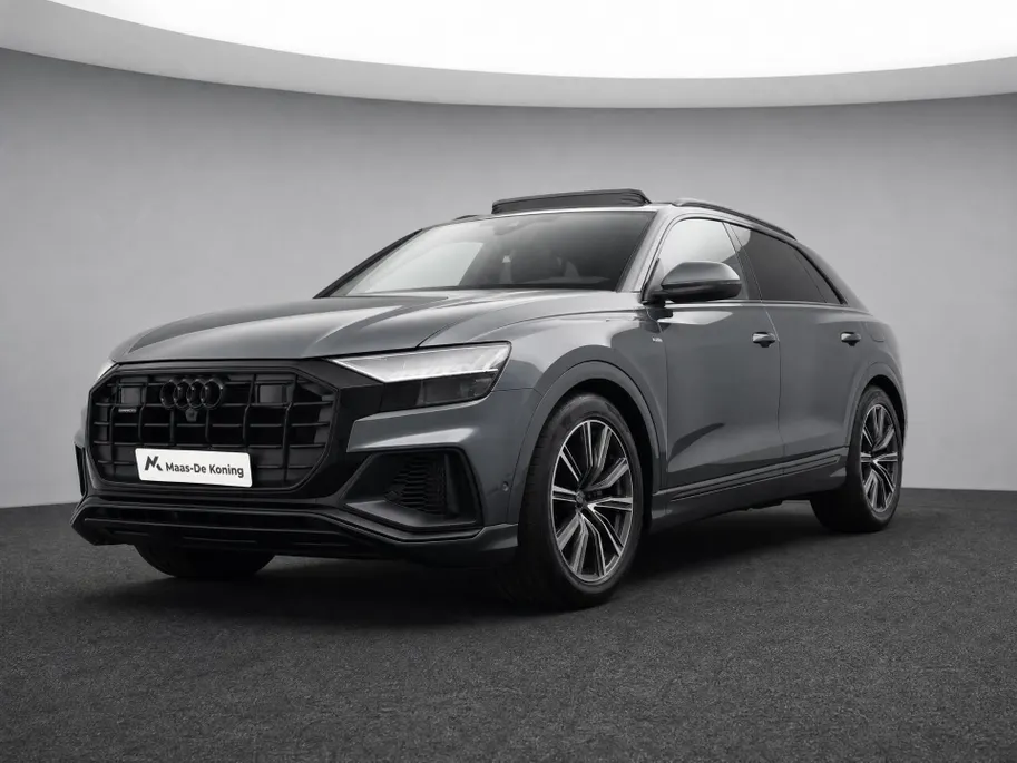 Audi Q8 55 TFSIe 381pk Tiptronic Quattro Pro Line S · Panoramadak · 360 Camera · Wegklapbare Trekhaak · Apple/Android Car Play · Luchtvering · 21'' Inch ·