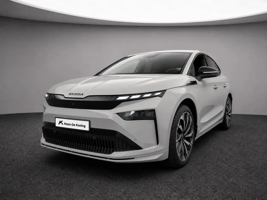 Škoda Enyaq Coupe 85 Sportline | 21' Supernova | Business Upgrade pakket Advanced | Trekhaak wegklapbaar | 2.500,- inruilbonus!!