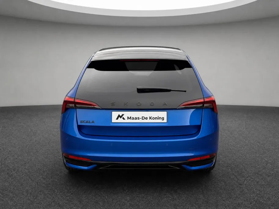 Škoda Scala 1.0 TSI Monte Carlo 85 kW / 115 PK Hatchback 6 versn | Race Blue | Trekhaak |