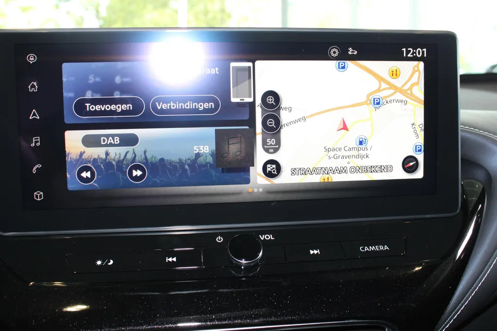 Nissan Juke 1.6 Hybrid Pulse | Bose audio | 360grd camera | Dodehoeksensoren| Lederen bekleding | Apple carplay & Androidauto | Pro-pilot | Stuur-, en Stoel- en voorruitverwarming |