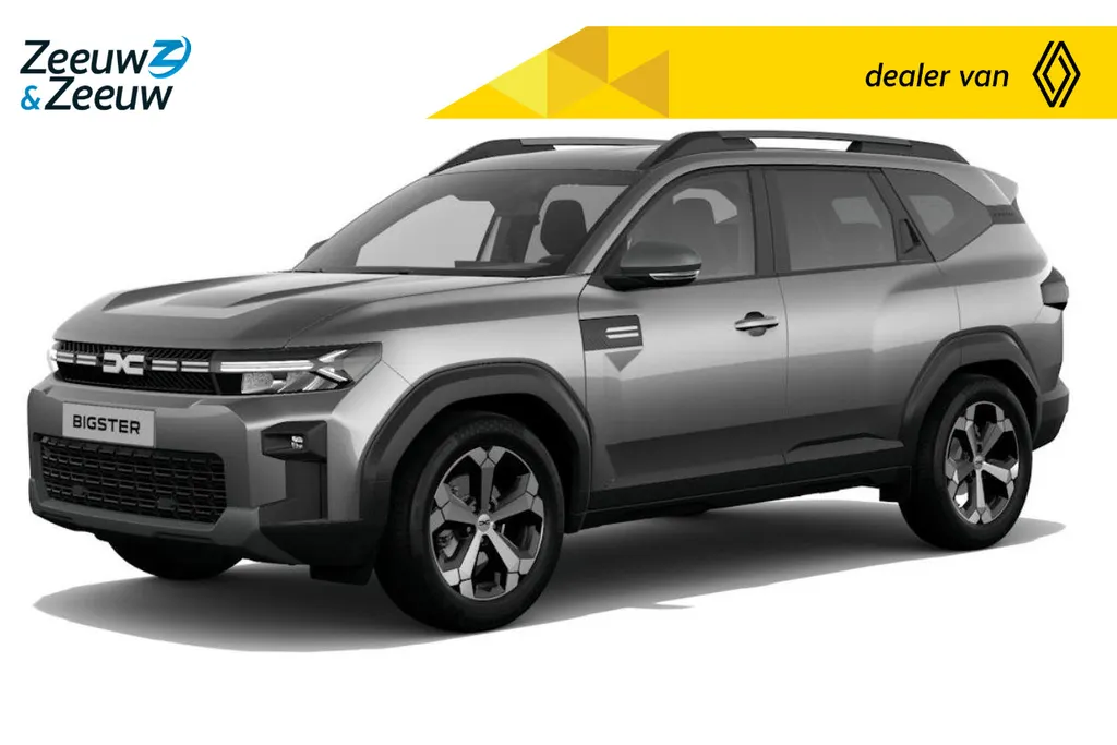 Dacia Bigster Hybrid 155 Journey Uit voorraad leverbaar met € 2.000,- voorraadkorting | inclusief gratis 5 jaar garantie tot 100.000km t.w.v. € 456,-.