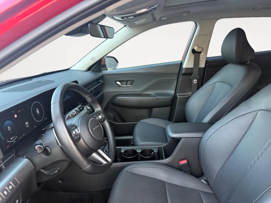 Hyundai Kona 1.6 GDI HEV Premium Sky | 1e Eigenaar | Panoramadak | Stoelkoeling/Verwarming | Elektr. Achterklep | Dodehoek detectie | 360 Camera | Fabrieksgarantie! |