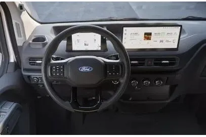 Ford Transit City 330 GB Trend L2H2 56 kWh 150 pk FWD | 12,3 scherm met apple car play & android auto | Adaptive cruise control | Parkeersensoren voor en achter | Achteruitrijcamera | Bijrijdersbank | Vanaf heden bestelbaar! - Bezichtigen vanaf Q4-2026