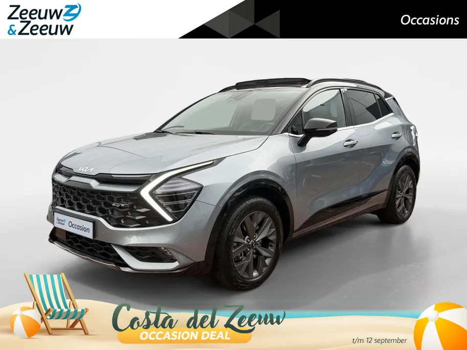 Kia Sportage 1.6 T-GDi Hybrid GT-PlusLine | Zeer nette auto | Open dak | Stoelverwarming & koeling | Dodehoekdetectie | Harman Kardon audio | Fabrieksgarantie t/m 7-2032 | NAP