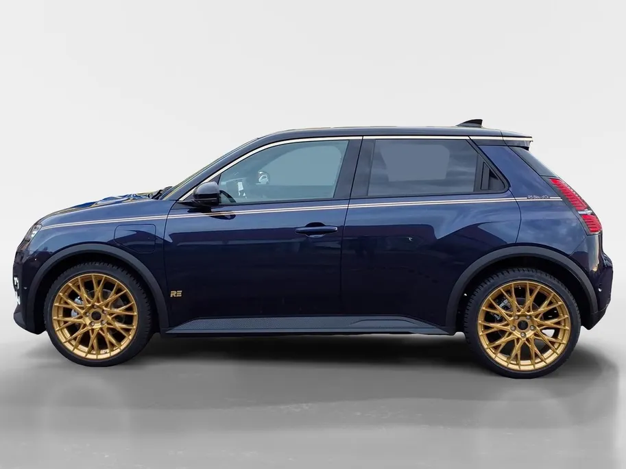 Renault 5 urban range iconic cinq 40 kWh | Bleu d'Or 3/25 | Pack Winter | Carplay | Gouden Velgen | Unieke Uitvoering |