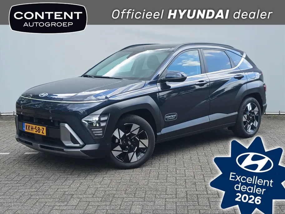 Hyundai Kona 1.6 GDI HEV 138pk DCT Premium Sky / DIRECT LEVERBAAR! / Demonstratieauto /