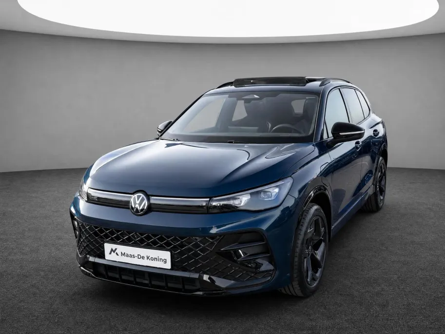 Volkswagen Tiguan 1.5eHybrid 200kW/272PK R-Line Black Style DSG · Panoramadak · Leder · Trekhaak · 360°Camera · Harman Kardon · Garantie t/m 09-01-2027
