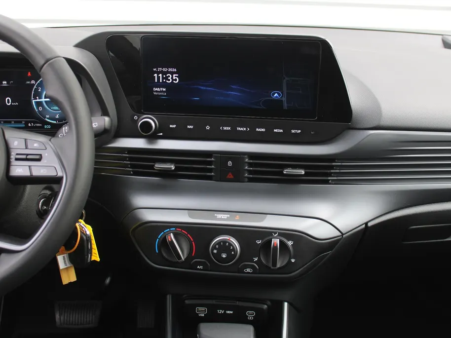 Hyundai i20 1.0 T-GDI Comfort Smart | Camera | 16' LM | Cruise | Navi | Apple Carplay/Android Auto | Dodehoek detectie | Airco | Automaat |