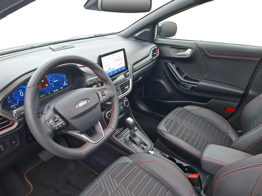 Ford Puma 1.0 EcoBoost Hybrid ST-Line X automaat | Dealeronderhouden | Stoel- stuur en voorruitverwarming | Afneembare trekhaak | 18inch zwarte velgen | Maxton