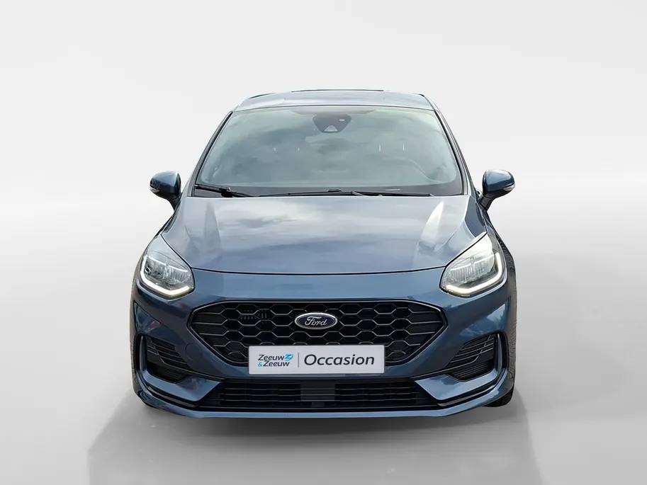 Ford Fiesta 1.0 EcoBoost Hybrid ST-Line 125 pk | Stoel- stuur en voorruitverwarming | Navigatie via Apple Carplay & Android auto | Parkeer sensoren