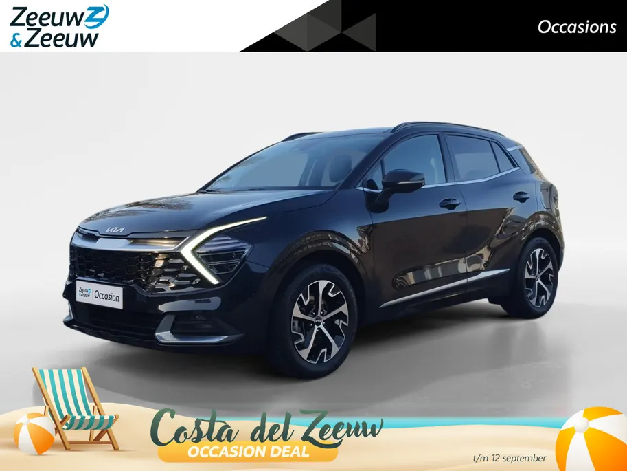 Kia Sportage 1.6 T-GDi Hybrid DynamicPlusLine | Stoel en stuurverwarming | Panorama schuifdak | Elektrisch bedienbare voorstoelen | Navigatie | Dodehoek detectie | Getinte ramen achter |