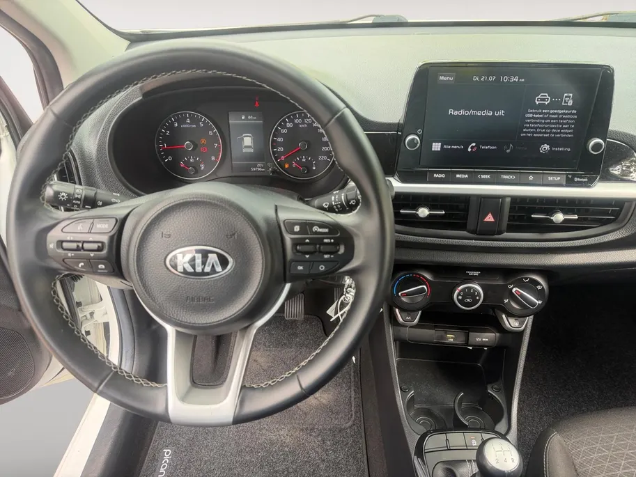 Kia Picanto 1.0 DPi DynamicLine CARPLAY & ANDROID AUTO | ACHTERUITRIJCAMERA | AIRCO | CRUISE CONTROL | 1E EIGENAAR