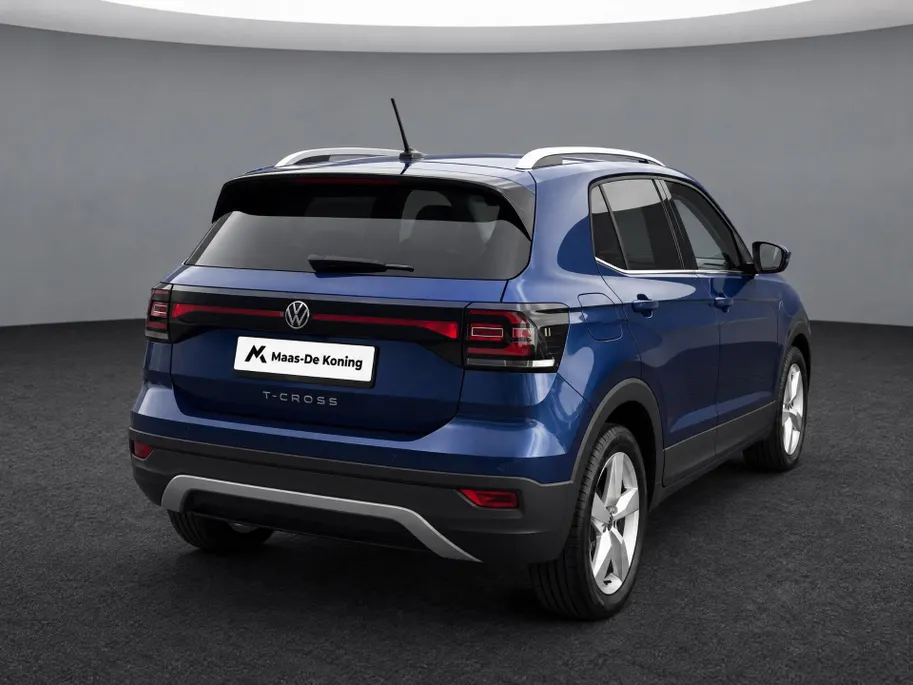 Volkswagen T-Cross 1.0 TSI 110pk DSG Style · Apple/Android Car Play · Keyless · Stoelverwarming · Alarmklasse 3 · ACC · P-Sensoren ·