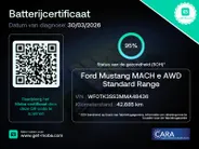 Ford Mustang Mach-E AWD 75 kWh 269PK | 95% SOH | DEMO | Stoel- stuur en vooruit verwarming | Zwart dak en spiegels | Navigatie