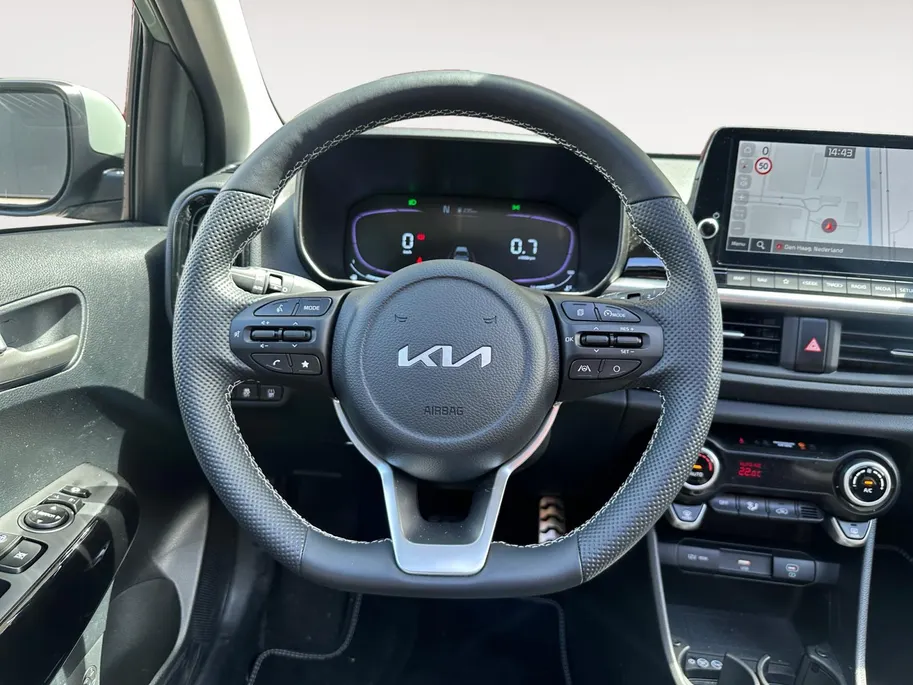 Kia Picanto 1.0 GDi GT-Line Automaat | Schuif/kanteldak | Stoel/stuur verwarming | Keyless entry | Fabrieksgarantie 20-1-2033 + 3x 1 jaar* | NAP