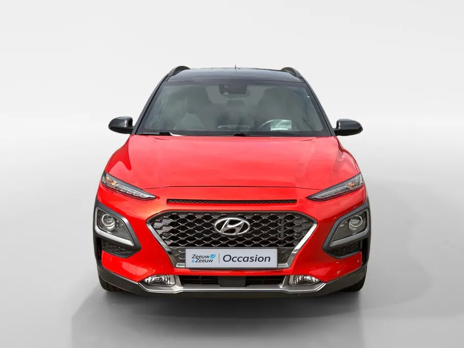 Hyundai Kona 1.0T Premium | Elek. stoelverstelling | Stoelverwarming | Navi | Leder