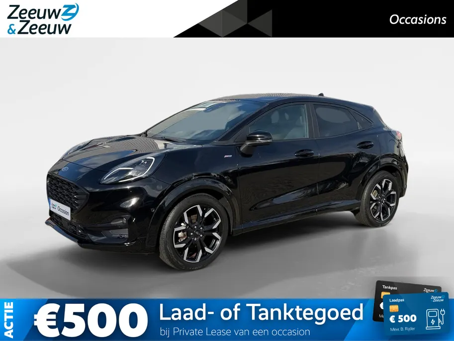 Ford Puma 1.0 EcoBoost Hybrid ST-Line X | Dealer onderhouden |  Automaat | Winter pack | Adapt. Cruise control | BLIS | Elektr. achterklep | B&O audio | Parkeersensoren voor en achter | Achteruitrijcamera | Draadloos opladen mobiel | Bovag garantie |